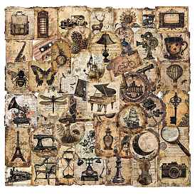 50шт наклейки для животных, самоклеящиеся наклейки, для чемодана, скейтборде, холодильник, шлем