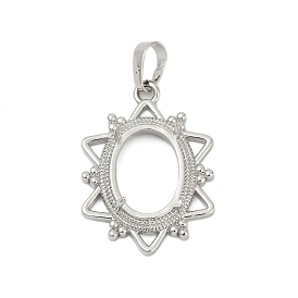 Сеттинги для кулона (кабошонов), латунь , настройки открытой спины, очарование солнца