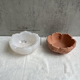 Lotus Storage Bowl Silicone Molds, Resin Casting Coaster Molds, For UV Resin, Epoxy Resin Craft Making