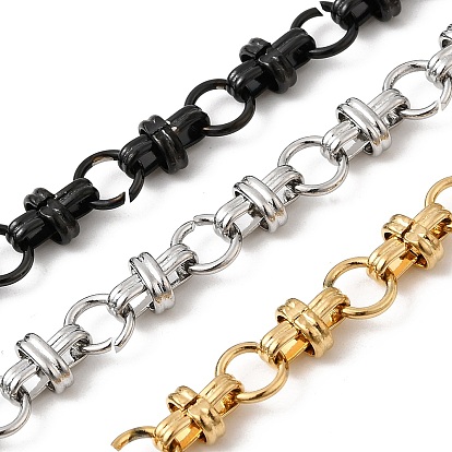 304 стали крест ссылка цепи из нержавеющей, несварные, с катушкой, вакуумное покрытие pvd