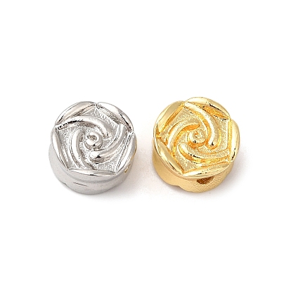 Стойки обшивки латунные бусины, без кадмия и без свинца, долговечный, цветок