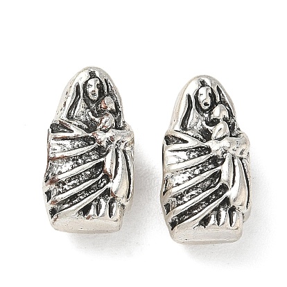 Религиозные сплавы европейские бусины, бусины с большим отверстием, богиня