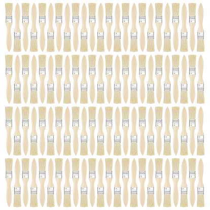 180 шт. кисти для рисования из синтетического волокна и свиной шерсти, с деревянной ручкой