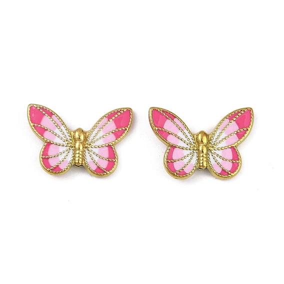 304 из нержавеющей стали эмаль бисер, бабочка, ионное покрытие (ip)