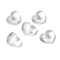 Transparent Resin Cabochons, Water Ripple Cabochons, Heart