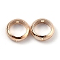 Brass Bead Frame, for Earrings & Hair Jewelry Accessories Bag Bead Buckle, Round Ring