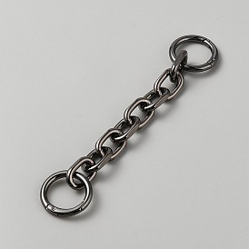 Cadenas de extensión para bolsas de cable de aleación, para accesorios de reemplazo de bolsas