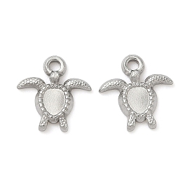 304 Настройки кабошон из нержавеющей стали кулон, черепаха