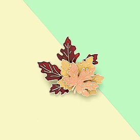 Autumn Maple Leaf Fashion Accessories for Women - Versatile Clothing, Bags and Brooches