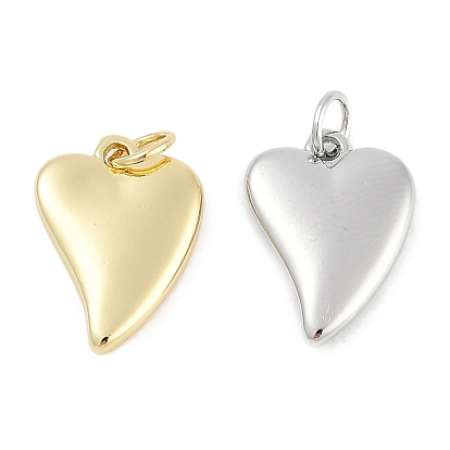 Стойки обшивки латунные подвески, сердце прелести, долговечный, без свинца и без кадмия, с целью перехода в кольце