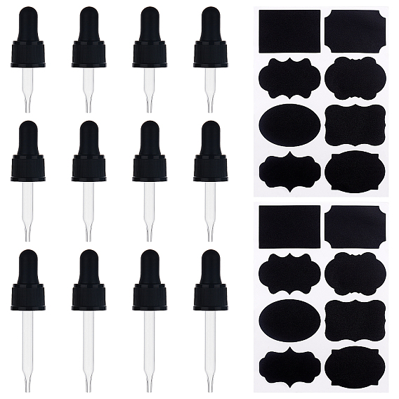 Набор стеклянных каплевидных градуированных пипеток