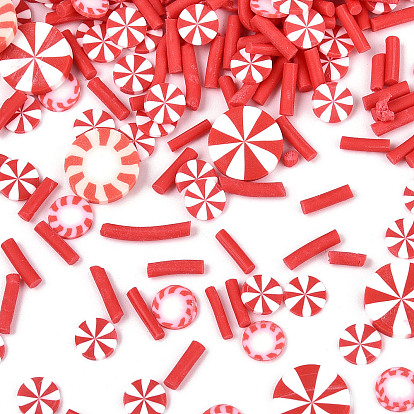 Рождественские кабошоны из полимерной глины ручной работы, разнообразные