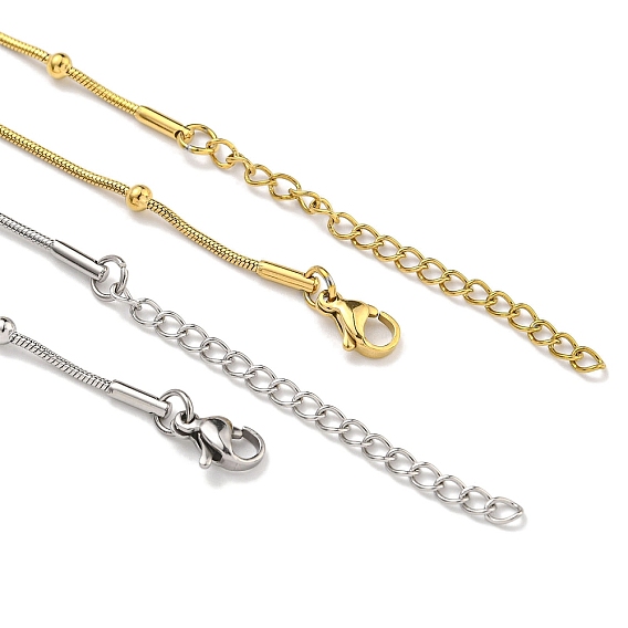 201 из нержавеющей стали цепи змея ожерелья