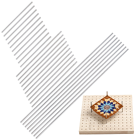 50шт 3 стиль 304 стержни из нержавеющей стали, твердый, доска для вязания крючком