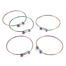 Revestimiento iónico ajustable (ip) 304 fabricación de brazalete expandible de acero inoxidable