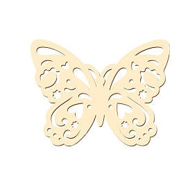 Unfinished Wood Butterfly Cutout Shape, for DIY Painting Ornament Home Decor Pendants