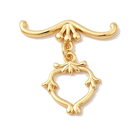 Латуни Переключить застежками, клубника, без никеля 