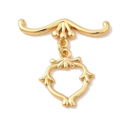 Латуни Переключить застежками, клубника, без никеля 