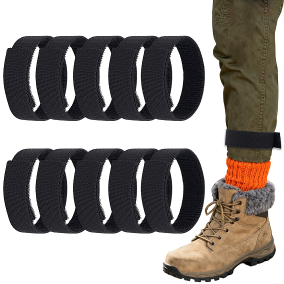 100шт. нейлоновые ремешки с полиэстеровыми эластичными застежками-липучками