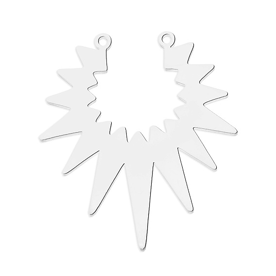 Вакуумное PVD-покрытие 201 подвесные звенья из нержавеющей стали, лазерная резка, солнце