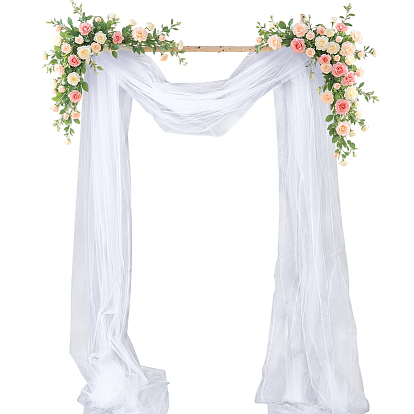 Полиэфирная марлевая ткань, для свадебного оформления