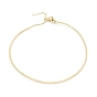 Brass Chain Bracelet, Real 18K Gold Plated