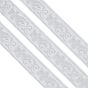Rubans de polycoton à broder de style ethnique, ruban jacquard, ruban tyrolien, avec motif de fleurs, accessoires du vêtement