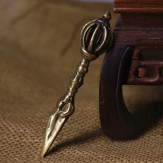 Латунные фигурки ваджры для украшения дома по фен-шуй, для коллекции