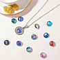 SUNNYCLUE DIY Necklace Making, with Stainless Steel Cable Chain Necklaces, Alloy Pendant Makings for Snap Buttons and Brass Glass Snap Buttons