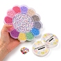 DIY Letter Bracelet Making Kit, Including Craft Acrylic & Glass Round Seed Beads, Elastic Thread