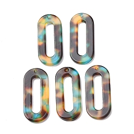 Прозрачные подвески из ацетата целлюлозы (смолы), овальный шарм