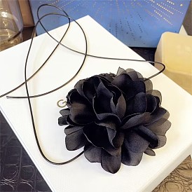 3d цветочные полиэстеровые ожерелья-чокеры