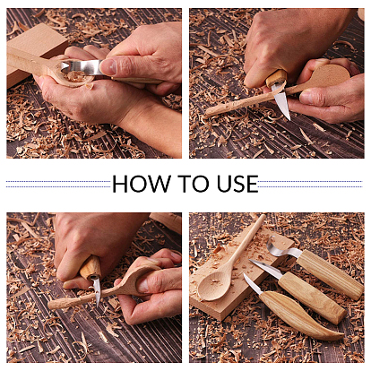 Cuchara para tallar madera de nogal gorgecraft, artesanía de madera de nogal sin terminar en blanco