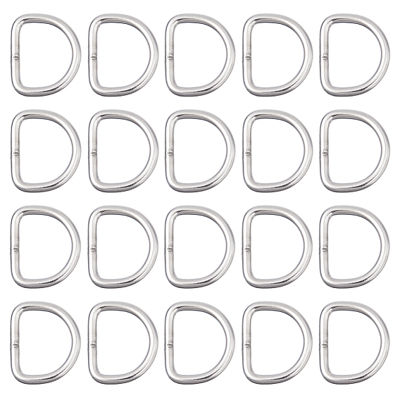 20железные d-кольца шт., застежка-молния, для лямки, обвязочные мешки, аксессуары для одежды