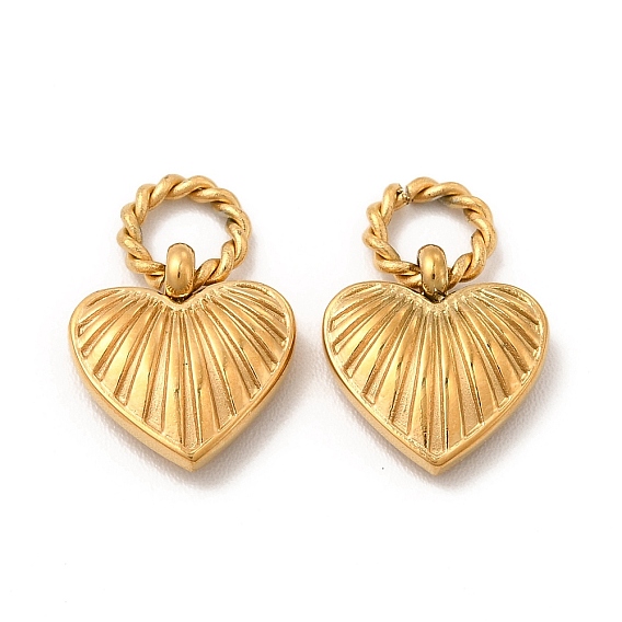 Ионное покрытие (ip) 304 подвески из нержавеющей стали, с кольцом, шарма сердца