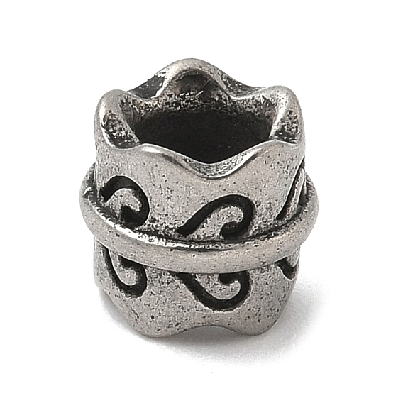 304 из нержавеющей стали европейские шарики, бусины с большим отверстием, колонка