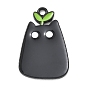 Alloy Enamel Pendants, Cat Shape Charms