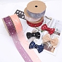 20 Yards Silver Stamping Star Organza Ribbons, Garment Accessories, Gift Packaging