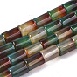 Natural Peacock Agate Beads Strands, Column