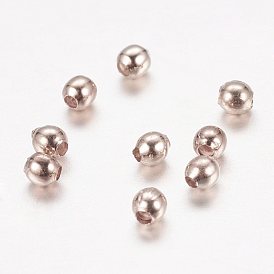 Iron Spacer Beads, Cadmium Free & Lead Free, Round