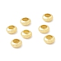 Brass Beads, Long-Lasting Plated, Rondelle