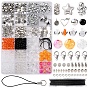 DIY Mobile Strap Making Kits, including Polyester Cord Mobile Straps, Acrylic & Plastic & Stainless Steel Beads, 304 Stainless Steel Lobster Claw Clasps