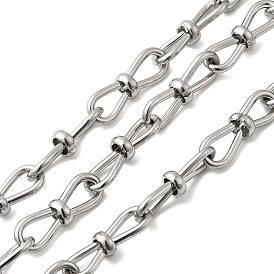 Звено цепи из нержавеющей стали, пайки, с катушкой, бесконечность