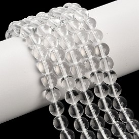 Природных кристаллов кварца бисер нитей, горного хрусталя, круглые