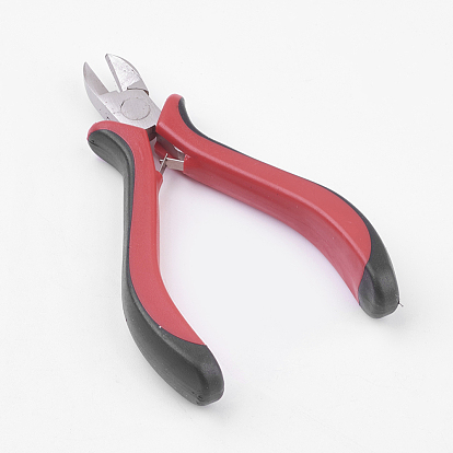Juegos de herramientas de la joyería DIY, alicates de corte lateral de ferroníquel, alicates de punta de cadena y alicates de punta redonda, 115~130x55~60 mm