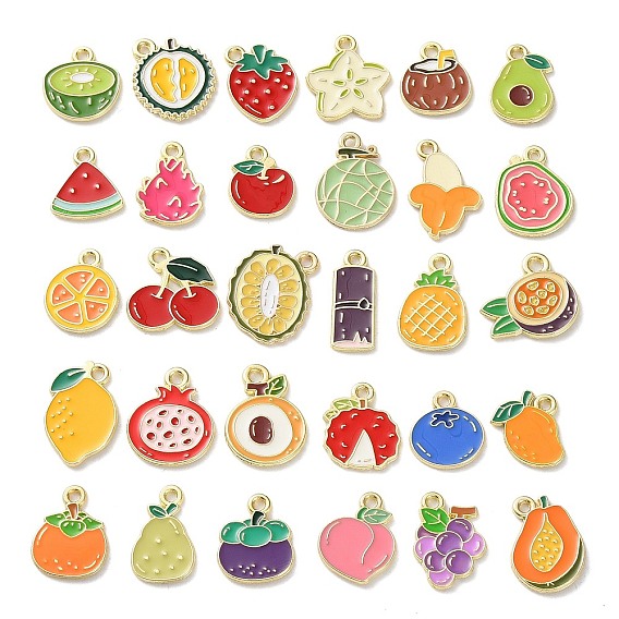 Эмалевые подвески из фруктового сплава, золотой свет