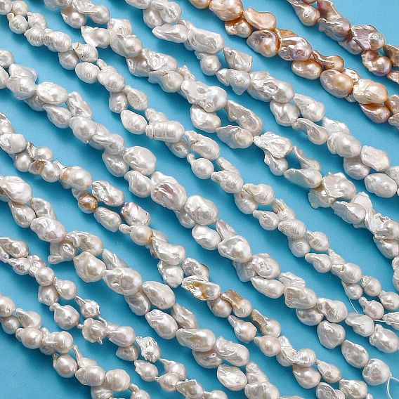 Нити натуральных бусин с ядровым жемчугом, барочная жемчужина кеши жемчужина, самородки