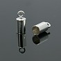 Brass Cord Ends, Nickel Free, 9.5x4mm, Hole: 1.2mm