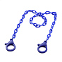 Personalized ABS Plastic Cable Chain Necklaces, Handbag Chains, with Lobster Claw Clasps