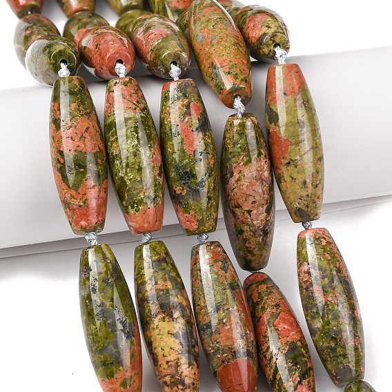 Природные Unakite бисер нитей, рис